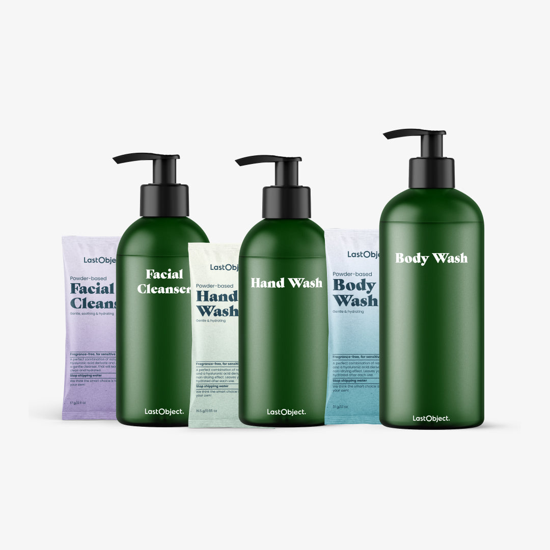 Hand-/Body Wash & Facial Cleanser Prøvepakke